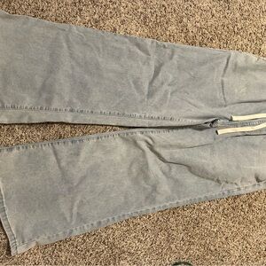 Light Blue Wide-Leg Jeans